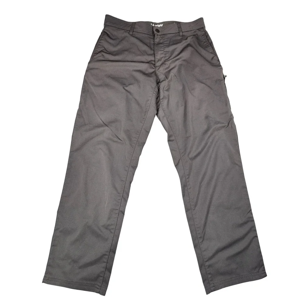 Hurley Jet Set Tech Pants Mens 36x30 Khaki & Black Performance Hiking 2-Pack
